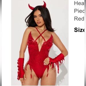 Red devil/hades costume
